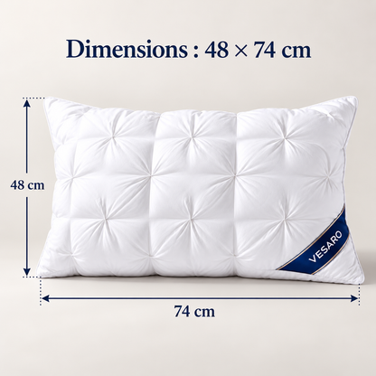 Oreiller Ergonomique Vesaro™ – Ultra-Moelleux & Respirant