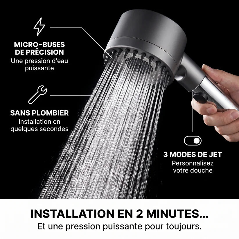 AquaVesaro™ - Transformez vos cheveux, votre peau et votre douche