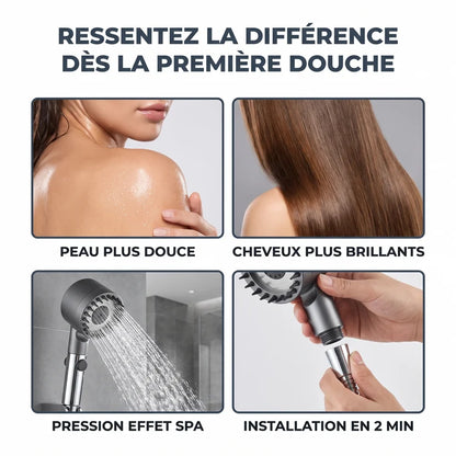 AquaVesaro™ - Transformez vos cheveux, votre peau et votre douche